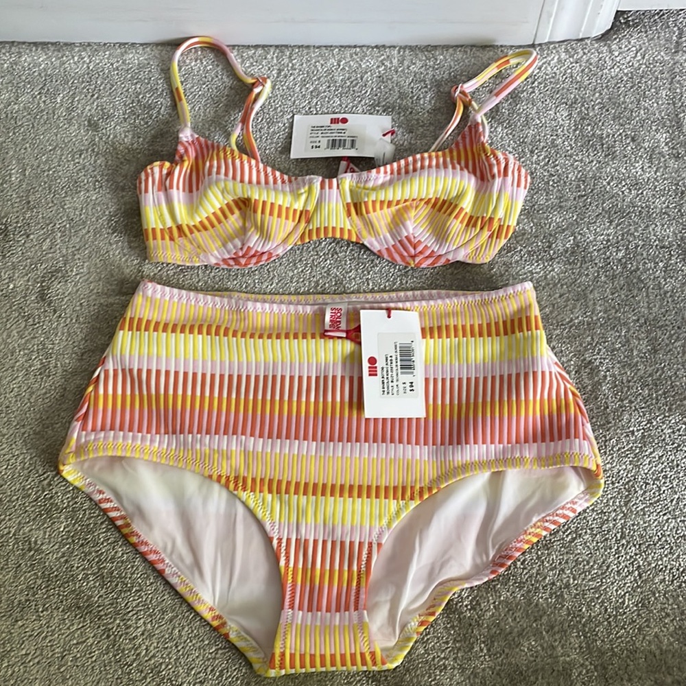 NWT Solid and Striped Ginger Top and Bottom - SOLD AS SET - Picture 5 of 7
